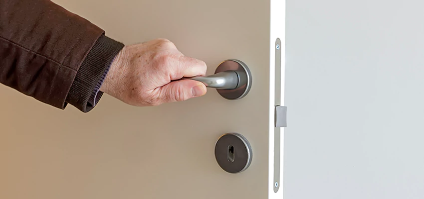 Restroom Locks Privacy Bolt Installation in Crestline, California